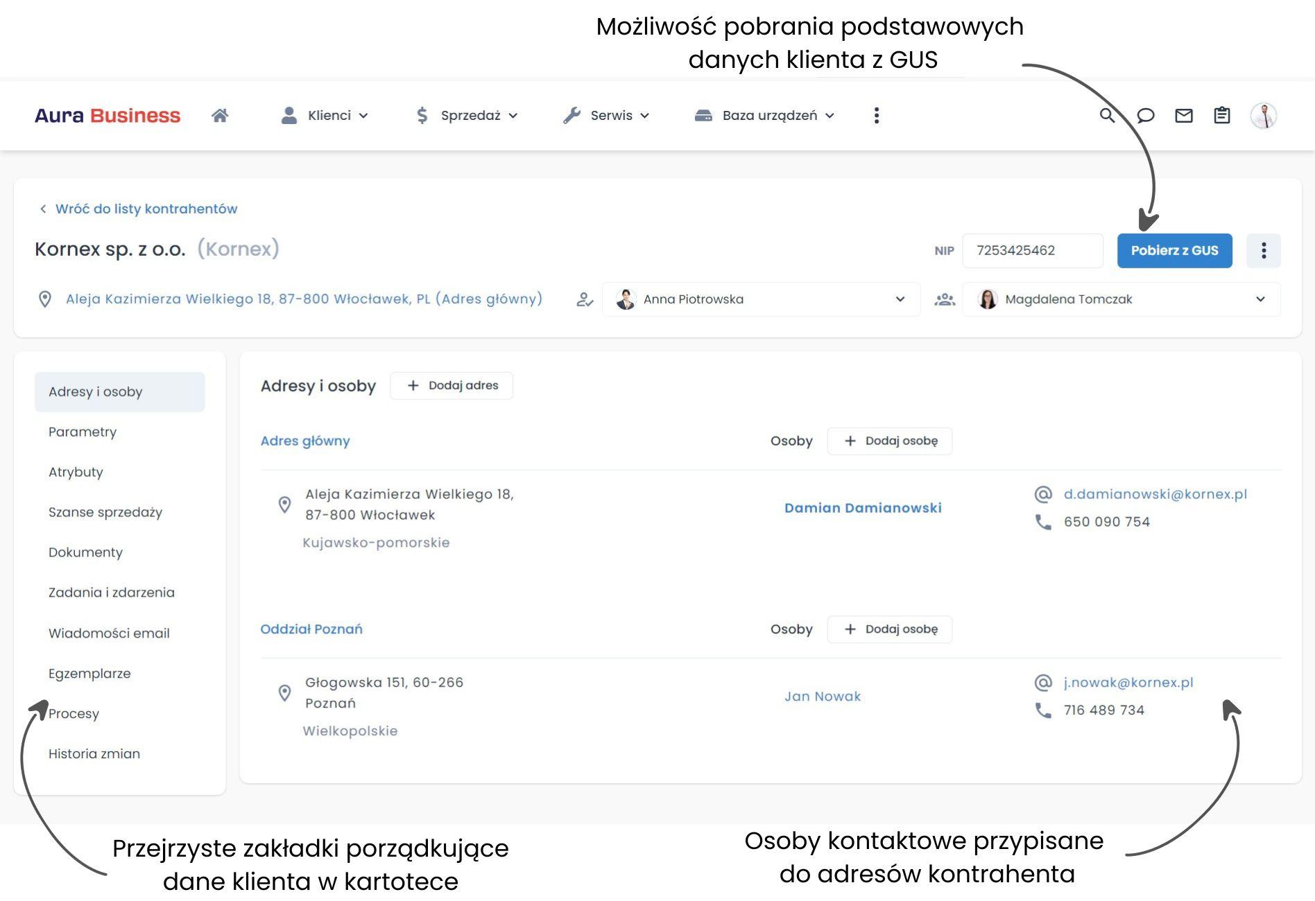 Baza wiedzy o klientach w systemie CRM