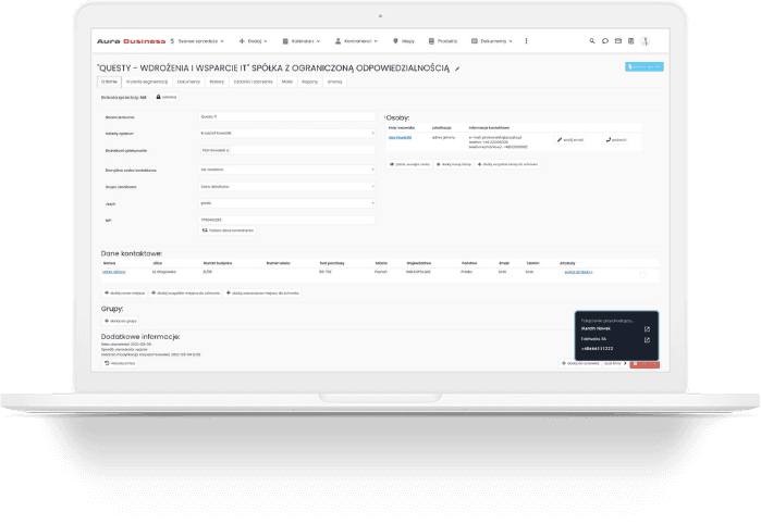 Integracja CRM z Datera